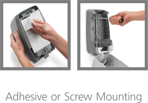 GOJO 515006 Liquid Foaming Soap Dispenser - 1250mL, Gray/White, 6 1/8w x 5 1/8d x 10 1/2h