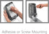 GOJO 515006 Liquid Foaming Soap Dispenser - 1250mL, Gray/White, 6 1/8w x 5 1/8d x 10 1/2h