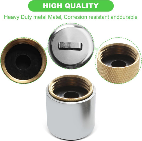 DSL-1 3/4" Outdoor Water Faucet Lock for Hose Bib & Spigot - Heavy Duty Brass & Steel Enclosure to Prevent Water Theft