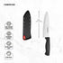 Farberware Edgekeeper 6-Inch Chef Knife, Self-Sharpening Blade Cover, Black