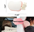 UINSUE 2PCS Cute Car Headrest Pillow Bear Bunny Car Seat Neck Pillow Memory Foam Neck Support Cushions for Comfortable