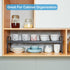 X-cosrack 1 Pack Countertop Countertop Counter Length:25.5" Expandable Cabinet Shelves, Stackable Shelves Organizers