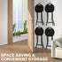 500lbs 18 Inch TAVR Furniture Portable Folding Chair with Handle, Heavy Duty Round Fold Stool Chair with Capacity