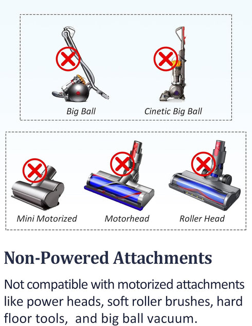 Replace Adapter Converter Attachments for Dyson V7 V8 V10 V11 Cordless Stick Vacuum Cleaners
