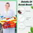 Yinkin Kitchen Scrub Brush Bulk, Mini Grout Brush for Household Cleaning, Right Angle Edge Corner Brush (24 Pack)