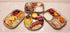 Korean Stainless Steel Divided Plates, Kids Tray, BPA Free 3 Compartment Plate, Set of 2 Silver