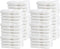 Bulk Spa White Washcloths 48 Pack Size 12 x 12 Thick Loop
