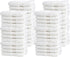Bulk Spa White Washcloths 48 Pack Size 12 x 12 Thick Loop