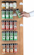 Spice Rack 36 Spice Gripper Strips for Cabinet Door - Use Spice Clips for Organizer Storage