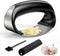 Dybepocih Garlic Press Rocker,New Stainless Steel Garlic Mincer Garlic Crusher Set,3-in-1 Garlic Crusher,Peeler