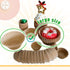 qiqee 300 Count Jumbo Cupcake Liners, Food Grade Baking Cups, Natural Muffin Liners, Large Size Paper No Smells
