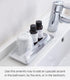 Yamazaki Home Space Saving Vanity Tray, Steel, Flat, White