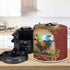 Sunflower Rooster Kitchen Pressure Cooker Protector, Lightweight Dust Cover for Small Appliances with Handles & Pockets