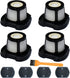 Vacuum Filter Replacement for Bissell 2284W, 2390, 2389, 2390A, Includes 4 Mesh and 4 Foam Filters