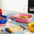 Sugarcane Kids Bowls 5Pack, Natural Plastic Dishes for Toddler to Big Kids, Microwave & Dishwasher Safe