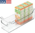 iDesign Stackable Plastic Pantry Bin with Handles, Clear, Made in USA