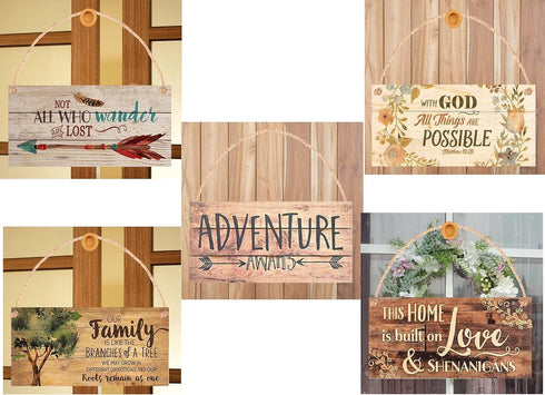Artisanal Spice Collection Wooden Sign - 6x12 Inch Plaque for Culinary Wall Art, Gourmet Seasonings & Herbs Decor