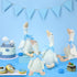 6 Set 1st 11.8 Inch Chunful Blue One Silly Goose Birthday Decoration Soft Goose Stuffed Animal Baby Shower Centerpieces