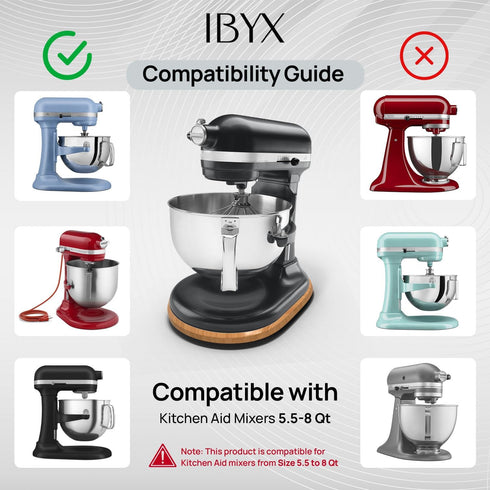 Ibyx Elegant Sliding Tray for Coffee Maker - Heavy Kitchen Appliances, Sturdy, Slides Easily from Under Cabinet