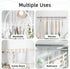 Amazer Shower Curtain Hooks, Rust-Resistant Metal Double Shower Curtain Rings, 12PCS for Bathroom Shower Curtain Rod