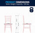 Commercial Flash Furniture Childs Pink Resin Party and Event Chiavari Chair for & Residential Use,Pink