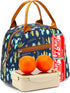 FlowFly Insulated Lunch Cooler Bag - Cactus Tote Bag Organizer for Men and Women