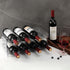 Stackable Wine Racks Countertop - Water Bottle Organizer for Cabinet & Fridge, Holds 8 Bottles, Plastic