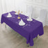 2 Pack 60x102 Inch, Fokitut Waterproof Rectangle Tablecloth, Stain Resistant and Wrinkle Polyester Table Cloth, Fabric