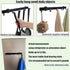 Magnetic Utensil Holder Hooks, Wall Mount Storage Rack for Refrigerator, Black Metal No Punching Kitchen Utensil Rack