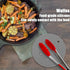 Walfos Silicone Trivet Mats - 4 Heat Resistant Pot Holders, Non-Slip Hot Pads for Kitchen, Food Grade Silicone