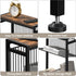 3-Tier Small Side Table for Small Space, Narrow End Table with Magazine Holder,Slim Nightstand, Skinny Snack Couch