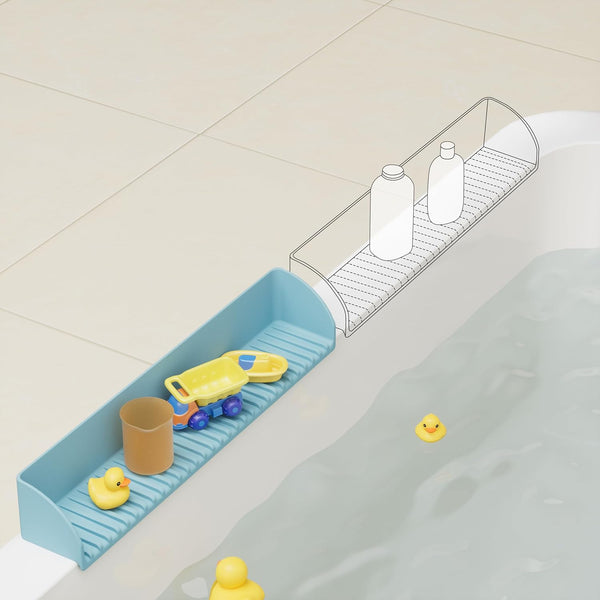 Roslim Bathtub Splash Guard for Tub - Silicone Water Splash Guard with