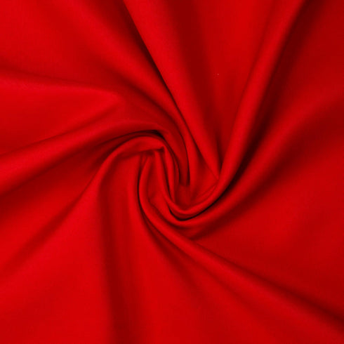 Gee Di Moda Round Tablecloth - 132 Inch Red Round Table Cloth for 72 to 96 Inch Round Tables, Heavy Duty Washable Fabric