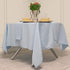 Kadut Blue Square Tablecloth 52 x 52 Inch, Heavy Duty Washable Wrinkle-Resistant Cover for Tables, Parties