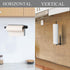 Paper Towel Holder, Under Cabinet Self Adhesive Kitchen Countertop Wall Mount Holder with Screws, Black