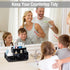 Countertop Tray,Countertop Electric Toothbrush Holder for Bathroom, Plastic Bathroom Organizer Compartment, Vanity