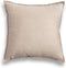 Jeanerlor 26"x26" Decorative Cotton Linen Couch Throw Pillow Case Yellow for Sofa