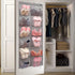 Extra Large Mesh Pockets Shoe Organizer | Hanging Shoe Rack for Bedroom, Bathroom Shoe Storage (12 Large Pockets)