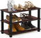 Furinno Turn-S-Tube Shoe Rack, 3-Tier Small Shoe Organizer, Toolless Shoe Storage, 11.6