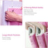 35 35 4 (Pink-1Pack) SAVERHO Pockets Over the Door Shoe Organizer, Hanging Shoe Organizer for Door with Mesh Pockets