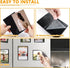Mingting 10pcs 5x7 Magnetic Picture Frames for Refrigerator, Reusable Magnets Fridge Photo Sleeves for Refrigerator