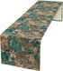 Nitmbi China Table Runner,Chinese Style Landscape Painting Pattern Table Runner for Coffee Table