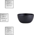 47th & Main Medium Durable Black Cast Iron Bowl, Round, 32 fluid ounces
