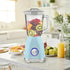 OVENTE Countertop Kitchen Blender - 550 Watts, Stainless Steel Blades, 50oz Glass Jar for Smoothies & More, Blue