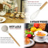 Kitchen Utensils Set, 35 PCs Cooking Utensils with Grater, Tongs, Spoon Spatula & Turner, Silicone & Wooden Handles