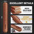 Walfos Mini Rolling Pin Set, Small Natural Wooden Rolling Pins with Non-Stick Silicone Baking Mat for Dough