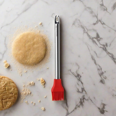 Cuisinox Heat-Resistant Non-Stick Silicone Cooking Utensil for Baking and Cooking, Red 10" Pastry Brush by Cuisinox