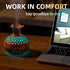 Colorful Cool Mini Humidifier, Flower Shape USB Personal Desktop Humidifier for Car, Office, Bedroom, 2 Mist Modes