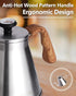 37 oz, 3-Layer Harriet Gooseneck Kettle with Thermometer for Pour Over Coffee and Tea, fl Stainless Steel, Durable