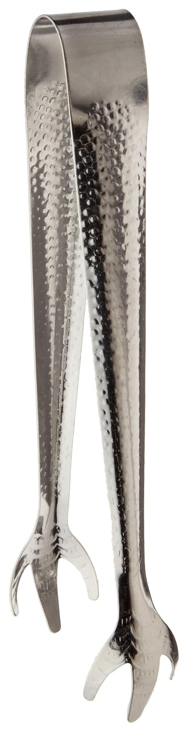 Adcraft TBL-7 Stainless Steel Claw-Style Ice Tongs, 8" Overall Length